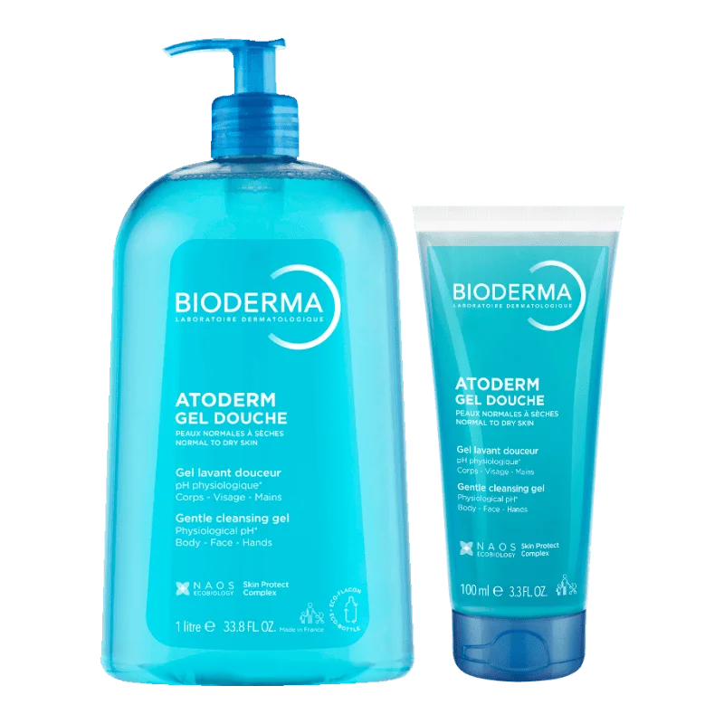 Atoderm Shower Gel Home and Travel set