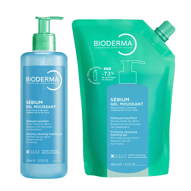 Sébium Foaming Gel Eco-refill set