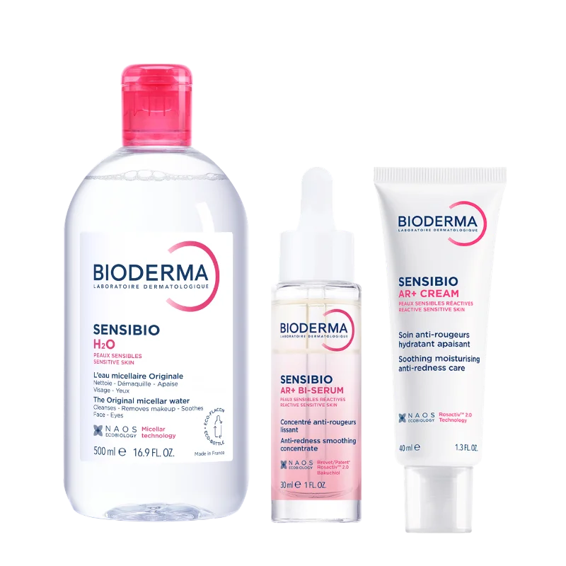 Sensibio Sensitive skin prone to redness routine